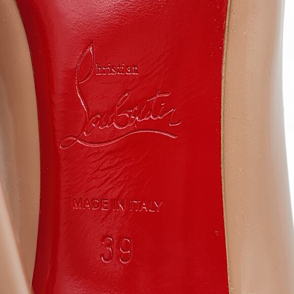 Christian Louboutin Pigalle Patent Leather Pumps 100 EU 39 US 8.5 - New $895 - Picture 7 of 8